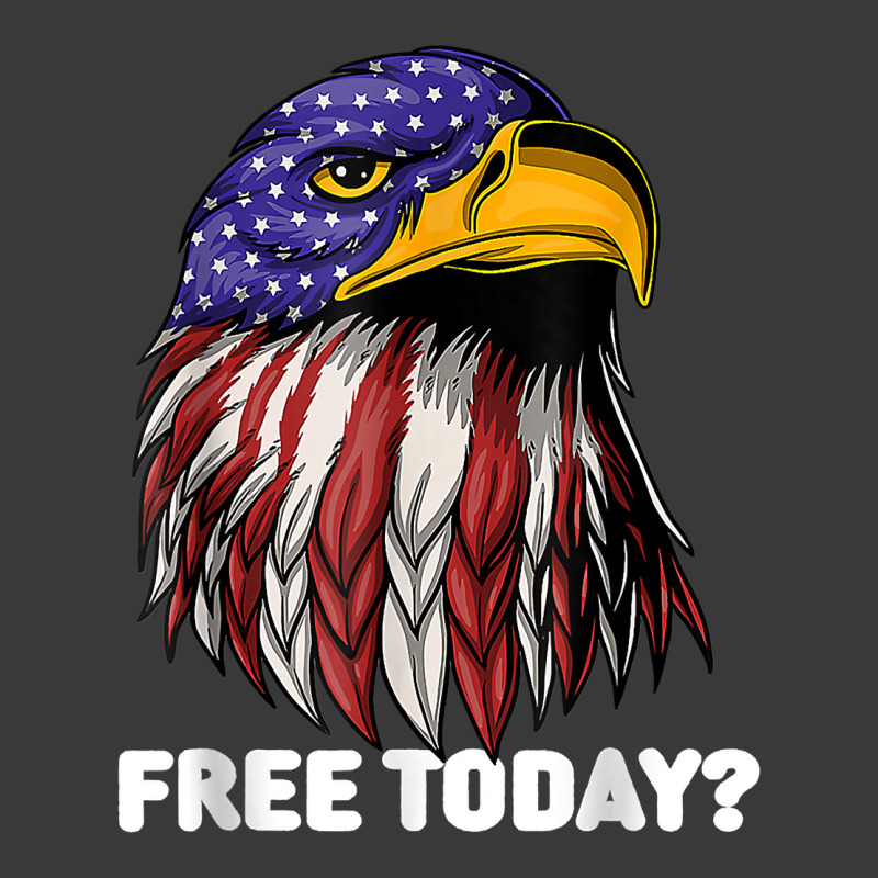 Free Today Funny Bald Eagle Freedom Independence 4th Of July T Shirt Pom Pom Beanie | Artistshot