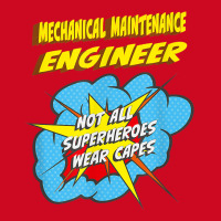 Mechanical Maintenance Engineer Funny Superhero Job T Shirt Pom Pom Beanie | Artistshot