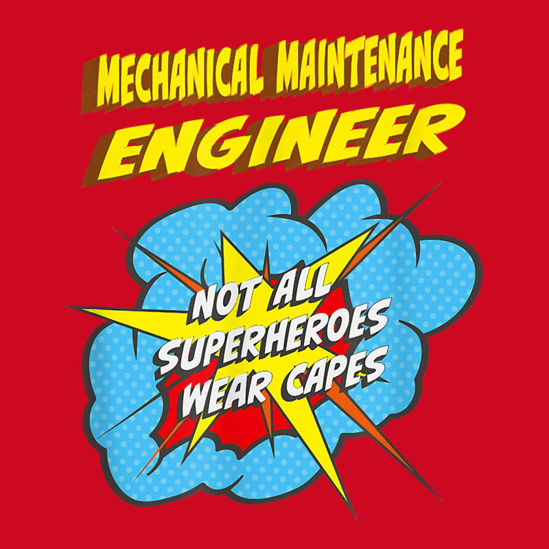 Mechanical Maintenance Engineer Funny Superhero Job T Shirt Pom Pom Beanie by Smykowskicalob1991 | Artistshot