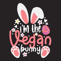 Vegan Design T  Shirt Bunny Ears I'm The Vegan Bunny Matching Easter V Vintage Cap | Artistshot