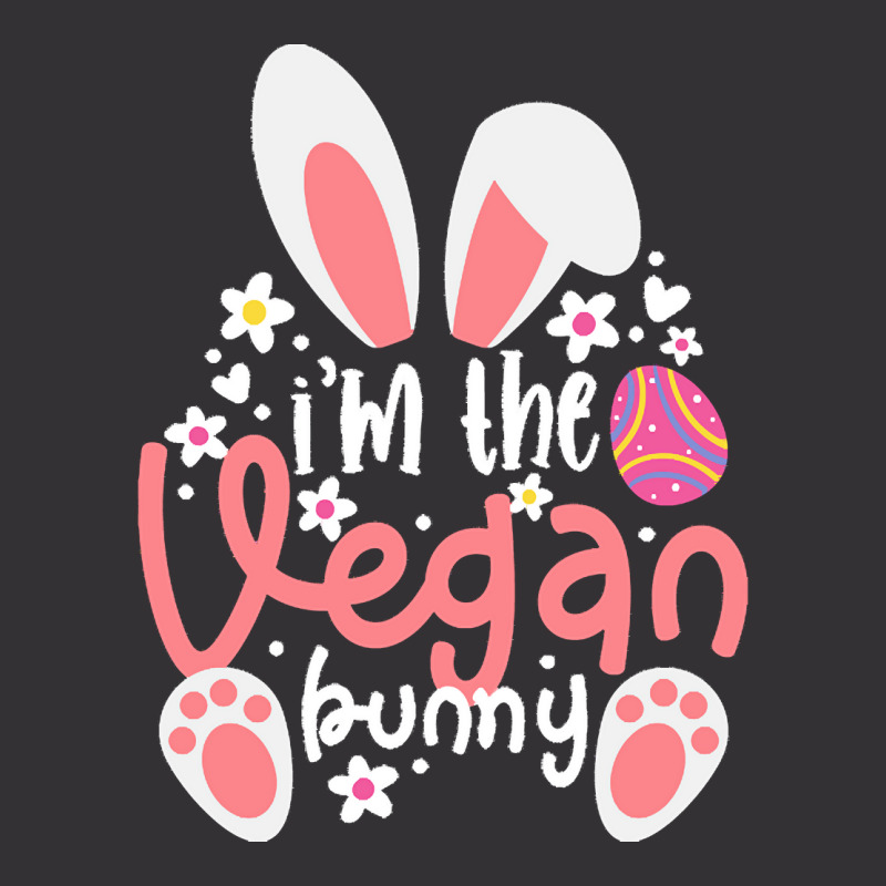 Vegan Design T  Shirt Bunny Ears I'm The Vegan Bunny Matching Easter V Vintage Hoodie by alexandrea99751 | Artistshot