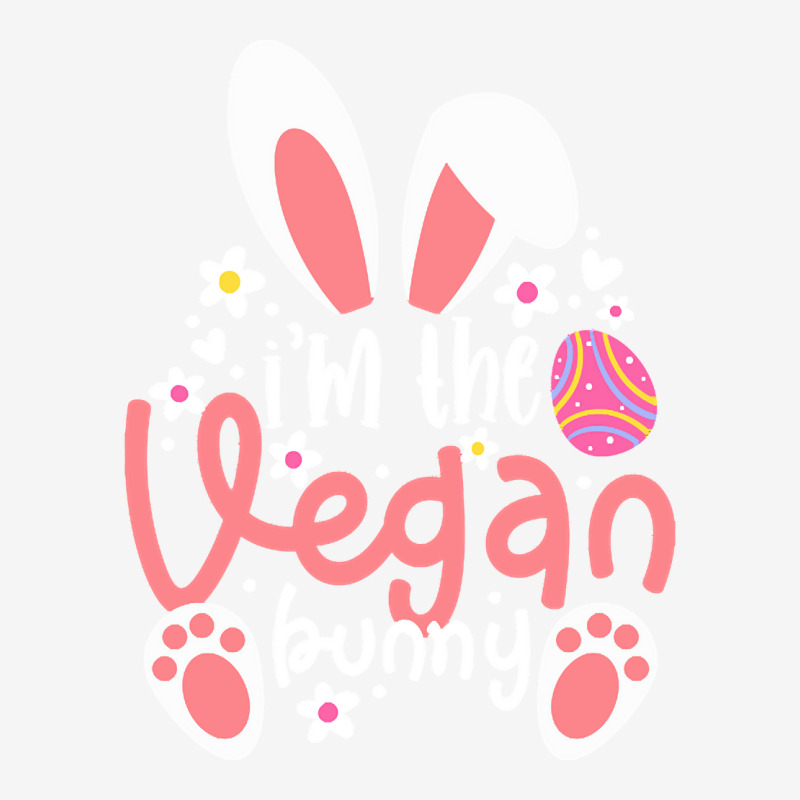 Vegan Design T  Shirt Bunny Ears I'm The Vegan Bunny Matching Easter V Youth 3/4 Sleeve by alexandrea99751 | Artistshot