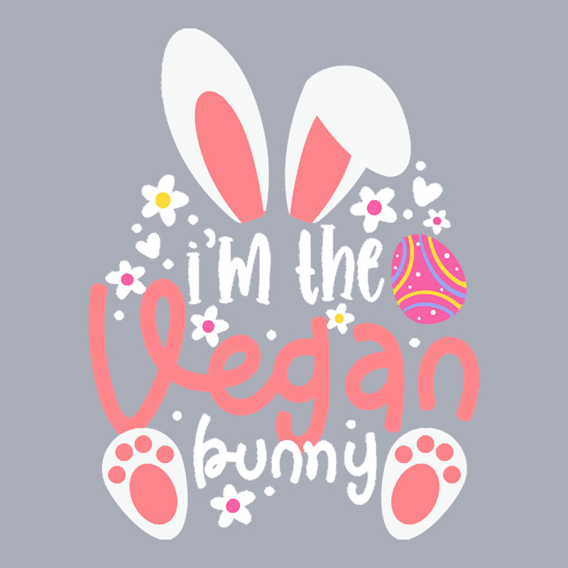 Vegan Design T  Shirt Bunny Ears I'm The Vegan Bunny Matching Easter V Tank Dress by alexandrea99751 | Artistshot