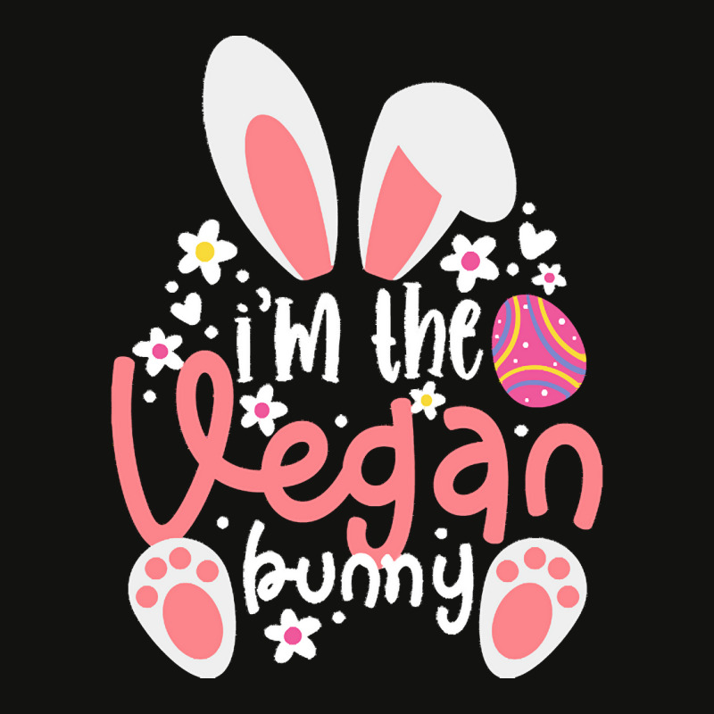 Vegan Design T  Shirt Bunny Ears I'm The Vegan Bunny Matching Easter V Scorecard Crop Tee by alexandrea99751 | Artistshot