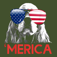 Merica Cocker Spaniel American Flag 4th Of July T Shirt Sun Shade Cap | Artistshot