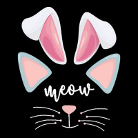 Bunny Ears T  Shirt Cat Bunny Ears Costume Meow Cat Face Easter Funny Unisex Jogger | Artistshot