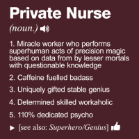 Private Nurse Job Definition Meaning Funny T Shirt Mesh Back Trucker Hat | Artistshot