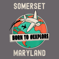 Somerset Maryland Born To Explore Travel Lover T Shirt Mesh Back Trucker Hat | Artistshot