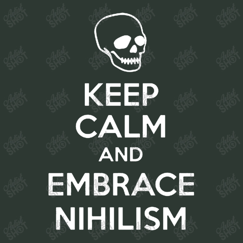 Keep Calm And Embrace Nihilism Mesh Back Trucker Hat by bedaopini | Artistshot