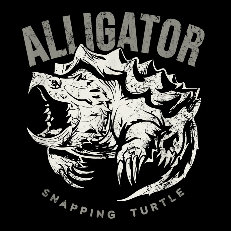 Alligator Snapping Turtle, Vintage Design For Reptile Lovers T Shirt Mesh Back Trucker Hat | Artistshot