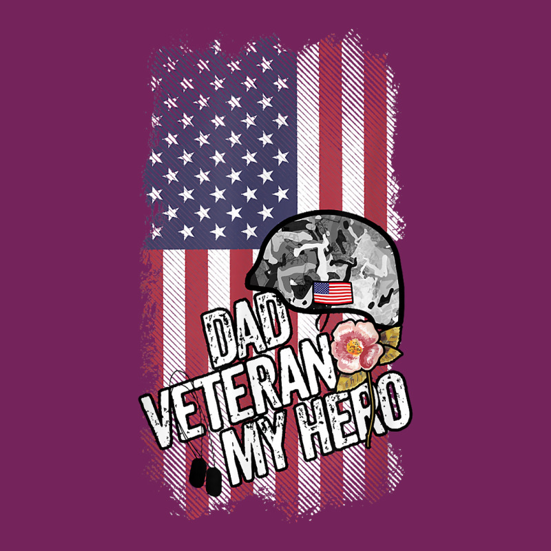 Dad My Hero Army Veteran Proud Daughter Son T Shirt Tie Dyed Bucket Hat | Artistshot