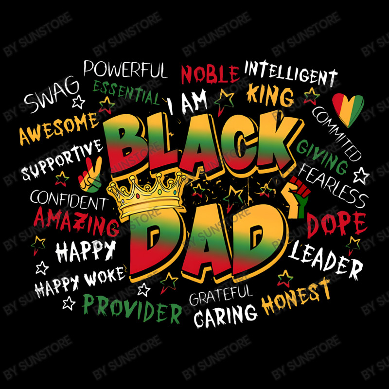 Black Dad Quote V-neck Tee | Artistshot