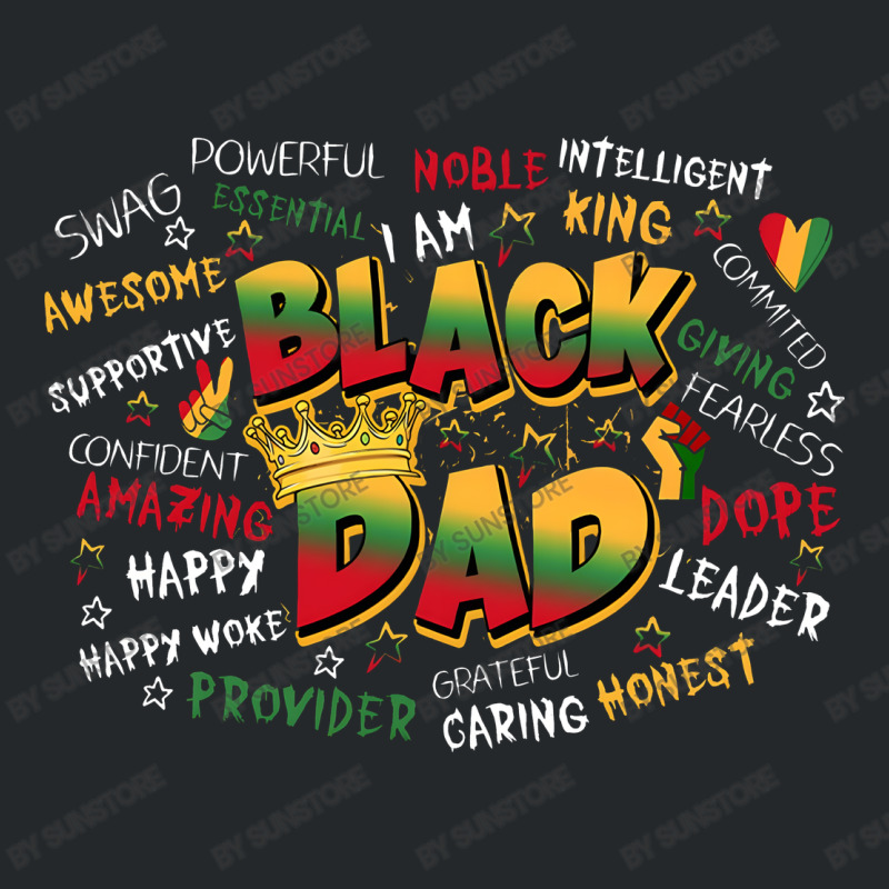 Black Dad Quote Crewneck Sweatshirt | Artistshot