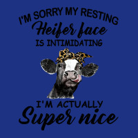 Cow Cattle Womens Funny Cow Im Sorry My Resting Heifer Face Is Intimid Foam Trucker Hat | Artistshot