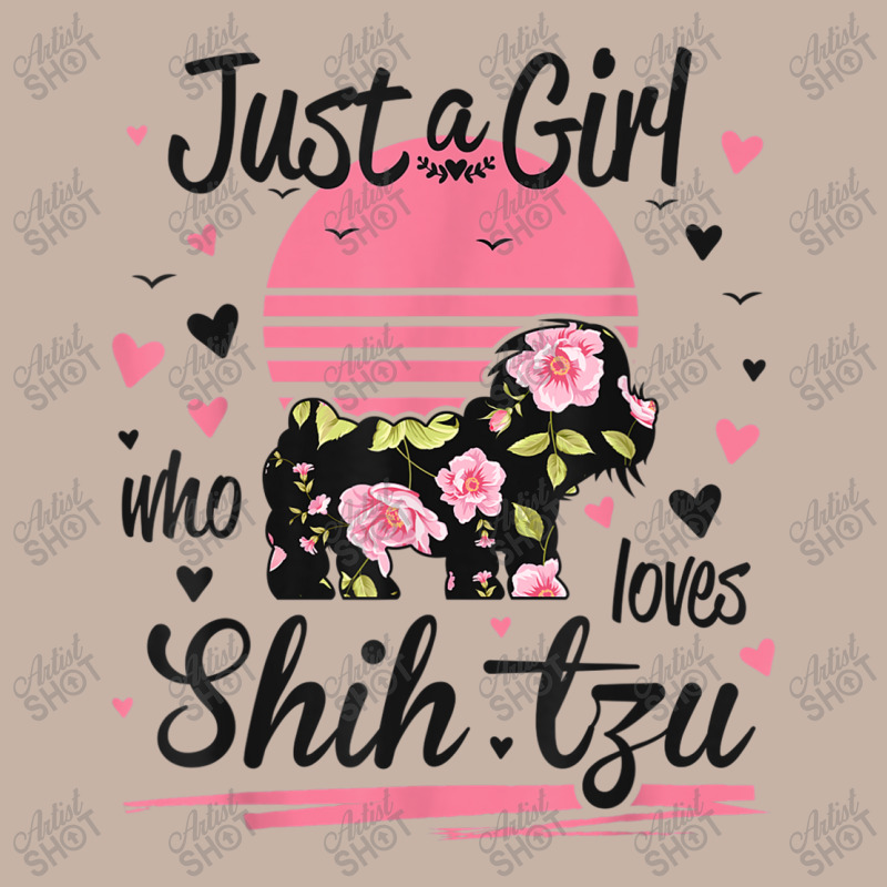 Shih Tzu Design, Just A Girl Who Loves Shih Tzu Adjustable Baseball Cap | Artistshot