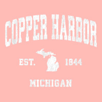 Copper Harbor Michigan Mi Vintage Athletic Sports Design T Shirt Urban Heavy T-shirt | Artistshot