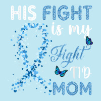 Womens His Fight Is My Fight T1d Mom Diabetes Awareness Urban Heavy T-shirt | Artistshot