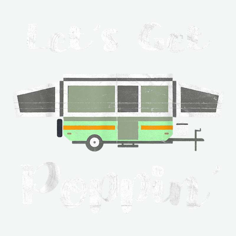 Pop Up Camper Camping Tent Trailer Rv Poppin Mobile Caravan Urban Heavy T-shirt by MarilynCleo | Artistshot