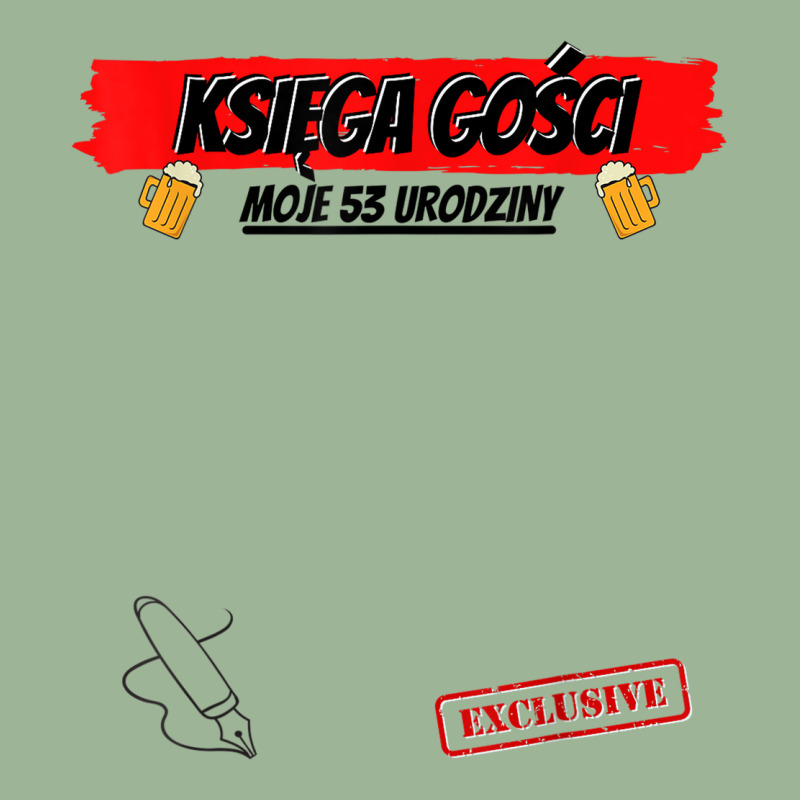 Guest Book Polish Polish Ksiega Gosci 53 Year Birthday Urban Heavy T-shirt | Artistshot