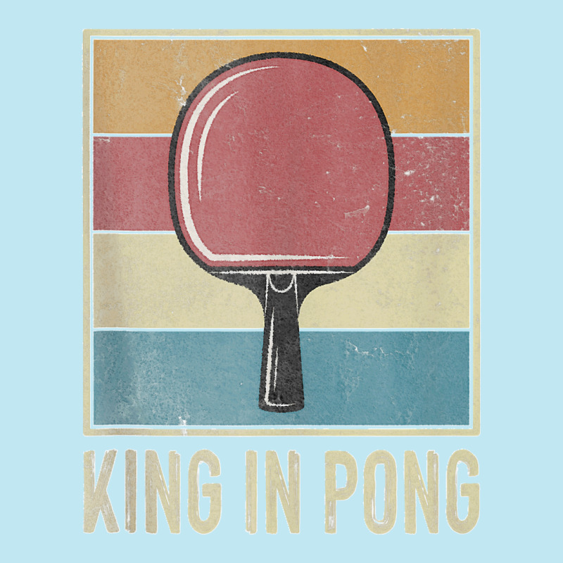 King In Pong Vintage Table Tennis Bat Ping Pong Tournament Tank Top Urban Heavy T-shirt by DonaldGutier | Artistshot