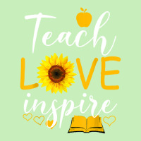 Teacher T  Shirt Teach Love And Inspire Shirt   Teacher Sunflower T  S Urban Heavy T-shirt | Artistshot