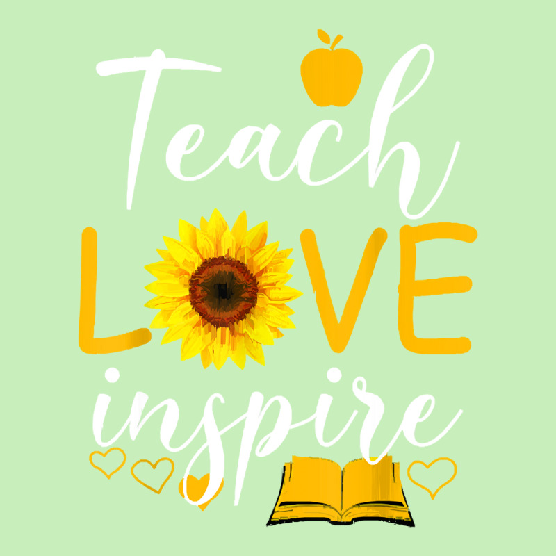 Teacher T  Shirt Teach Love And Inspire Shirt   Teacher Sunflower T  S Urban Heavy T-shirt | Artistshot