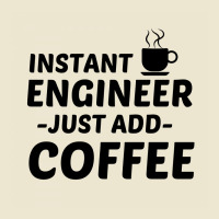 Engineer Instant Just Add Coffee Cropped Hoodie | Artistshot