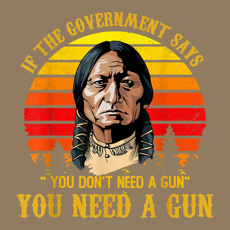 You Need A Gun Sitting Bull Shirt Pro 2nd Amendment T Shirt Leatherette Tumbler | Artistshot