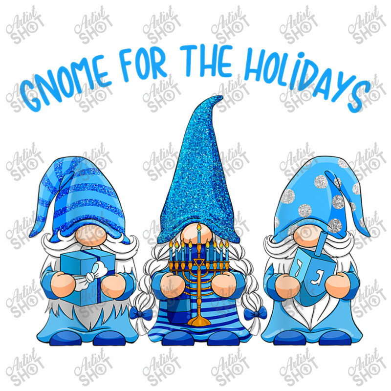 Gnome For The Holidays Hanukkah Jewish Christmas Cute Gnome Bomber Jacket | Artistshot