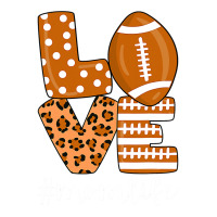 Love Football American Mom Life Player With Leopard Mor Bomber Jacket | Artistshot