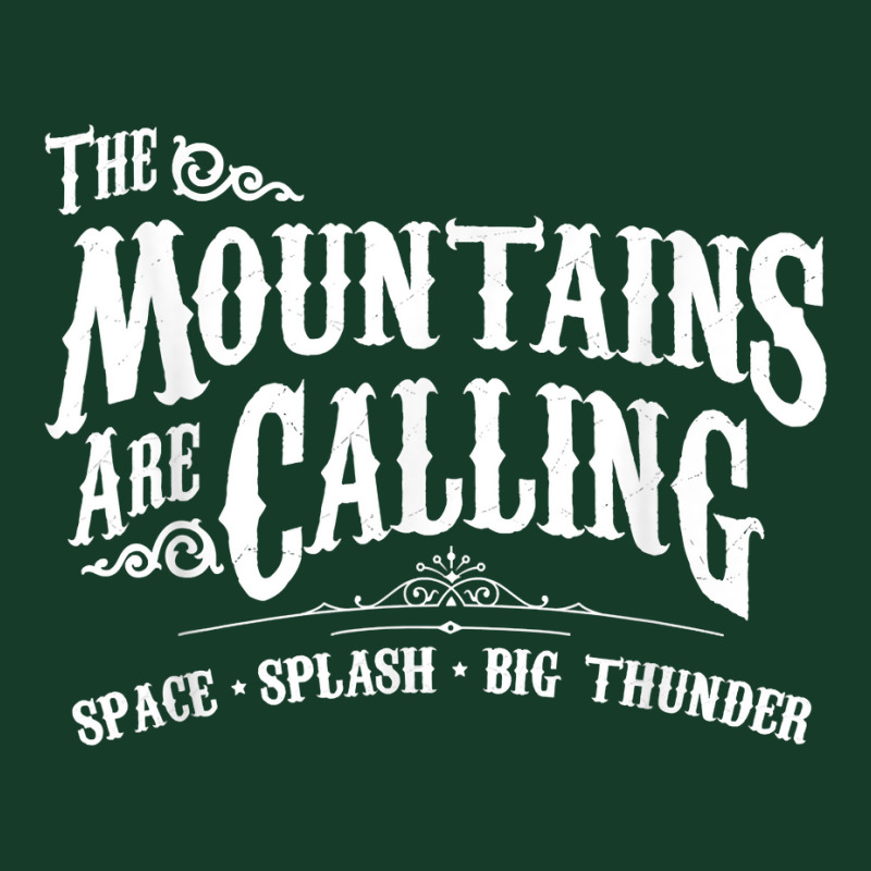 Mountains Are Calling Space Splash Big Thunder Theme Park T Shirt Visor hat by FavorRoh | Artistshot