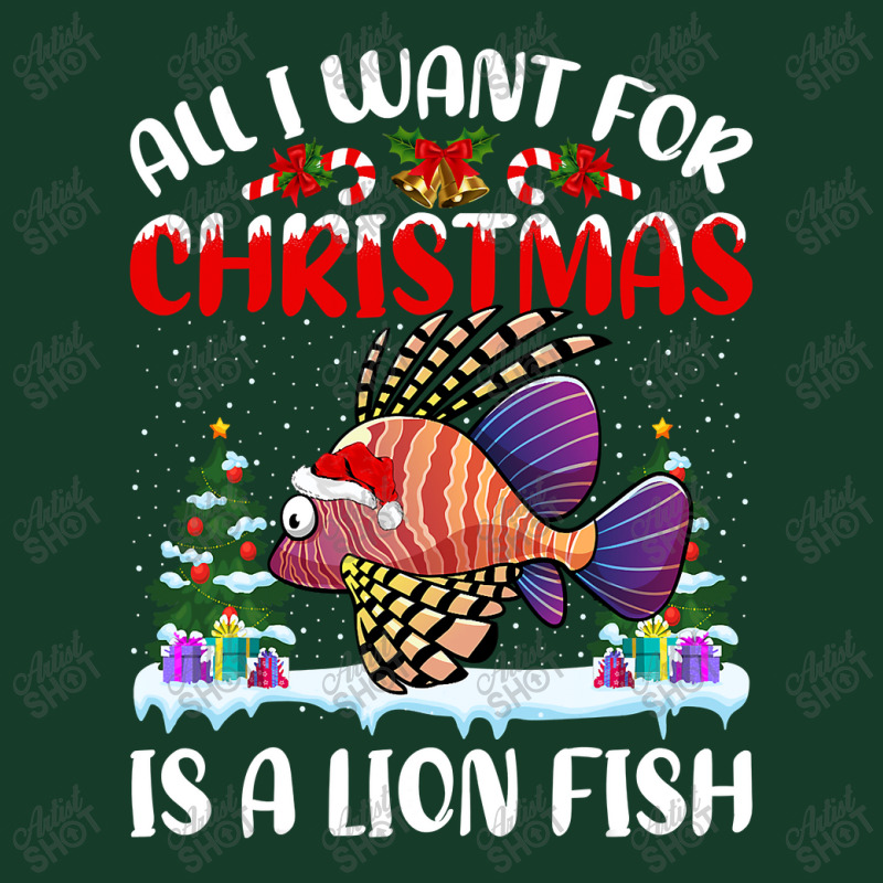 Funny Santa Hat All I Want For Christmas Is A Lion Fish T Shirt Visor hat by Maria_Jezierski | Artistshot