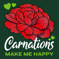 Carnations T  Shirt Carnations Make Me Happy Flower T  Shirt Visor Hat | Artistshot