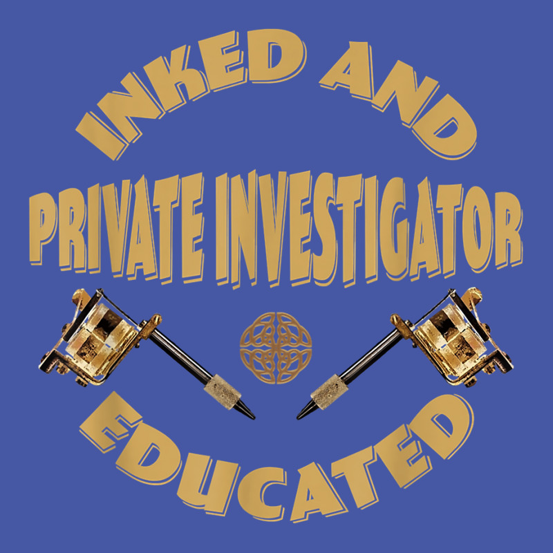 Inked And Educated Private Investigator T Shirt Pom Pom Beanie by MoczoTenleigh | Artistshot