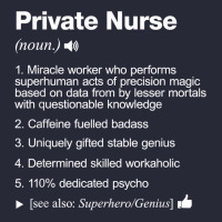 Private Nurse Job Definition Meaning Funny T Shirt Pom Pom Beanie | Artistshot