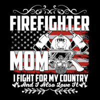 Firefighter Fireman Mom I Fight For My Country American Us Flag 24 Fir Pom Pom Beanie | Artistshot