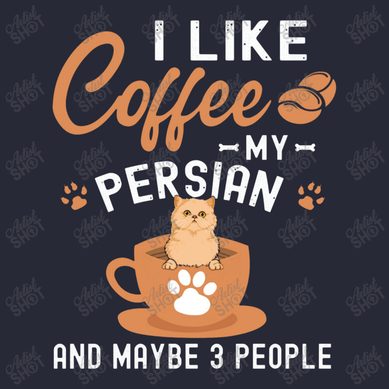 I Like Coffee My Persian And Maybe 3 People Pom Pom Beanie | Artistshot