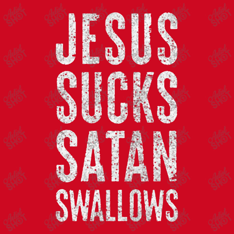 Jesus Sucks, Satan Swallows Pom Pom Beanie by gusjigangkudus | Artistshot