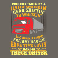 Truck Lover Trucker Proudly Taken By A Badass Truck Driver Husbandwife Sun Shade Cap | Artistshot