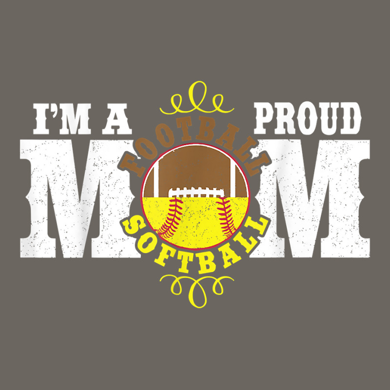 I'm A Proud Football Softball Mom   Combined Sports T Shirt Sun Shade Cap by harmanyuan | Artistshot