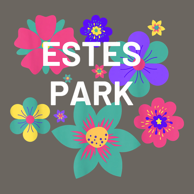 Estes Park Souvenir Floral Overlay For Women And Kids T Shirt Sun Shade Cap by harmanyuan | Artistshot