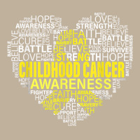 Childhood Cancer Awareness Heart Support Strong Warrior T Shirt Sun Shade Cap | Artistshot