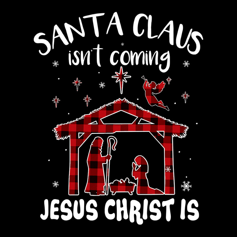 Christian Santa Claus Isnt Coming Jesus Christ Christmas Nativity 76 B Mesh Back Trucker Hat by circularflap | Artistshot