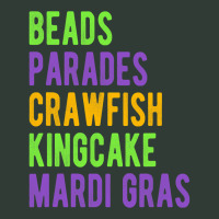 Beads, Parades, Crawfish, Kingcake, Mardi Gras T Shirt Mesh Back Trucker Hat | Artistshot