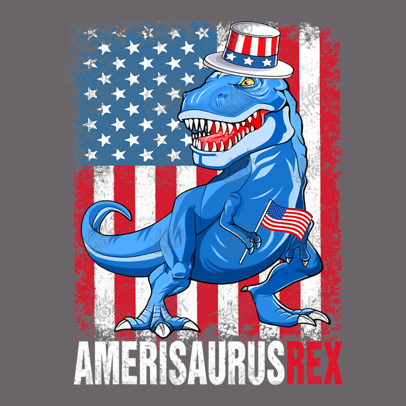 Dinosaur 4th Of July Kids Boys Men A.me.ri.saurus T Rex Funny T Shirt Mesh Back Trucker Hat | Artistshot