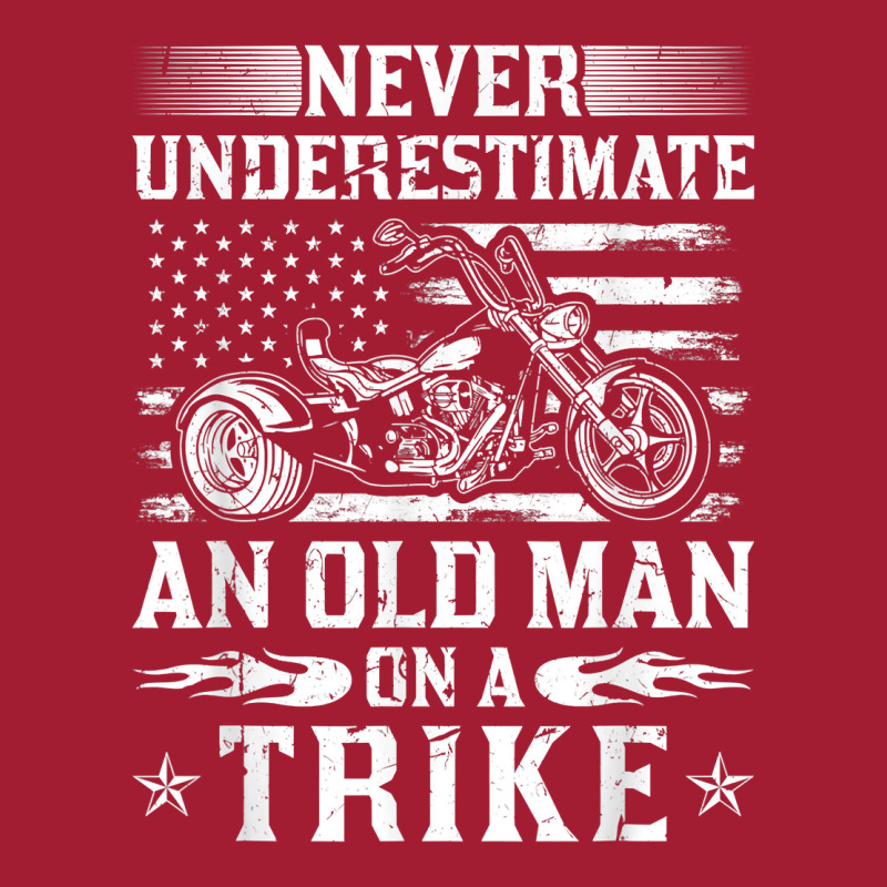 Never Underestimate An Old Man On A Trike Motorcycle T Shirt Mesh Back Trucker Hat by corni3t6 | Artistshot