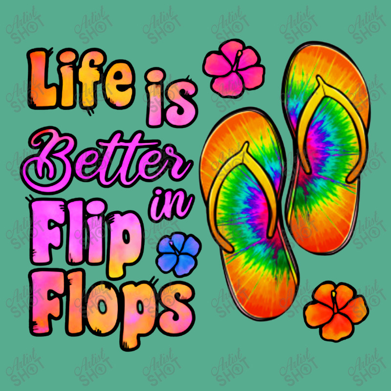 Life Is Better In Flip Flops Tie Dyed Bucket Hat | Artistshot