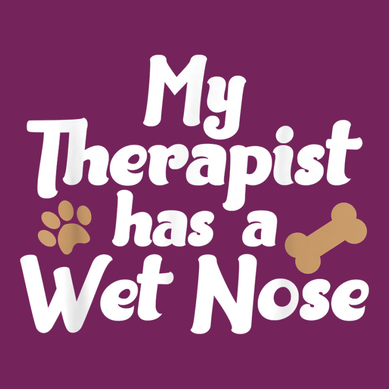 Dog Pet Gifts   My Therapist Has A Wet Nose T Shirt Tie Dyed Bucket Hat by men.adam | Artistshot