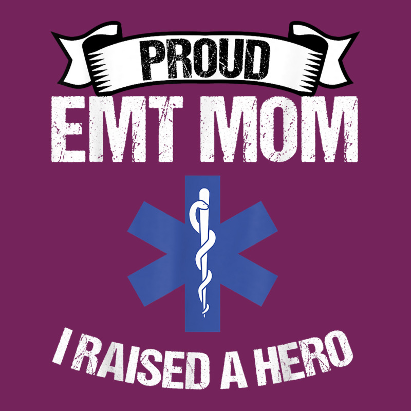 Proud Emt Mom I Raised A Hero Women Paramedics Ems T Shirt Tie Dyed Bucket Hat | Artistshot