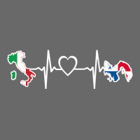 Italy Panama Flag Italian Panamanian Heartbeat T Shirt Adjustable Baseball Cap | Artistshot